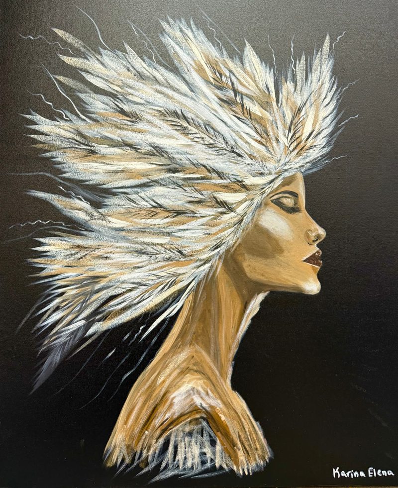 Crown of Grace, 2026 — Acrylic on canvas