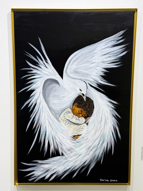 Held by Heaven, 2026 — Acrylic on canvas