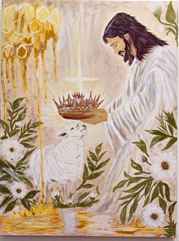 Crown of Life, 2026 — Acrylic on canvas